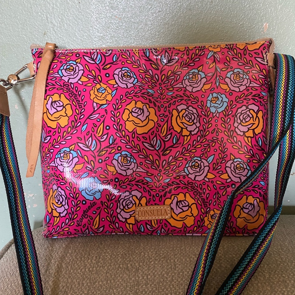 Consuela  molly downtown Shimmering Gold and Tan Bag